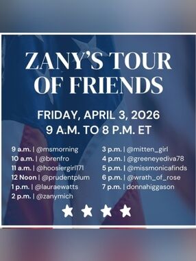 Zany's Tour of Friends Event
